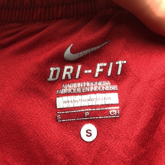 Red Niki Athletic Shorts - Picture 3 of 3